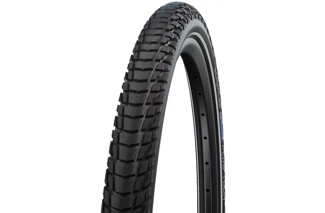 Schwalbe Pneu Marathon Plus Tour 28x1.75 Starr mit Reflexstreifen black
