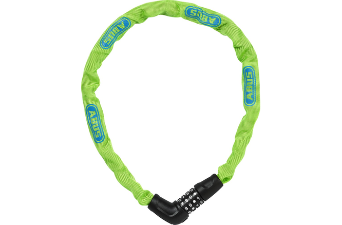 ABUS 4 Zahlen Kettenschloss 5805C/75 Code ohne Halter lime