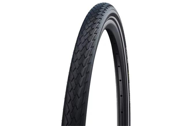 Schwalbe Pneu Green Marathon 700x38C GG Starr mit Reflexstreifen black