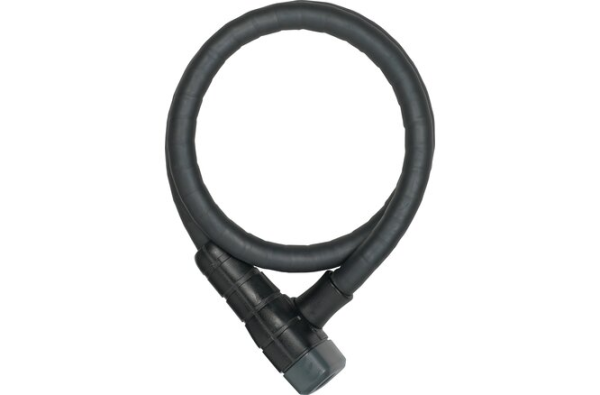 ABUS Panzerkabelschloss Microflex 6615K/85 mit Halter SCMU 6K schwarz