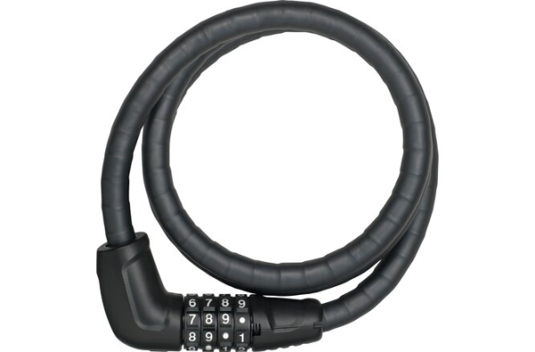 ABUS Panzerkabelschloss Tresorflex 6615C/85 Code mit Halter SCMU 6C schwarz