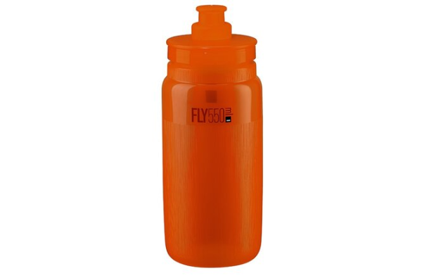 Elite Bidon Fly Tex 550 ml clear orange