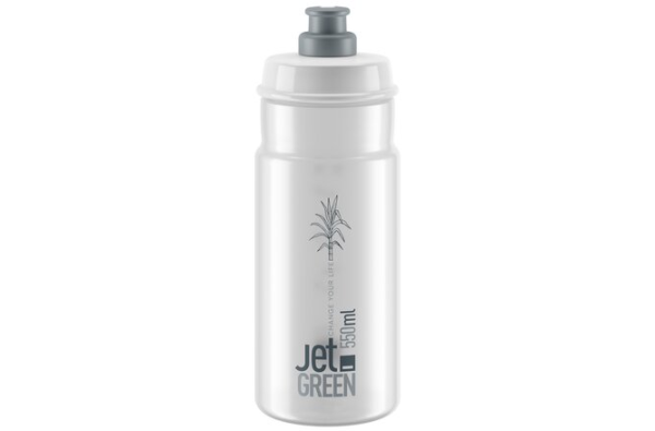 Elite Bidon Jet Green 550 ml transparent
