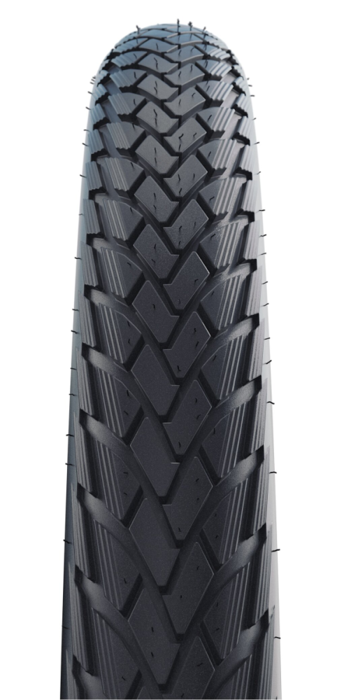 Schwalbe Pneu Green Marathon 700x35C GG Starr mit Reflexstreifen black