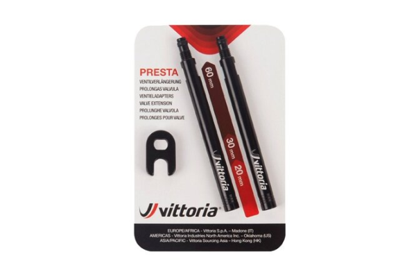 Vittoria Ventil-Verlängerung 60 mm Prestaventil Set à