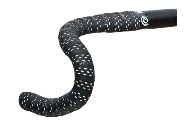 Bike Ribbon Lenkerband Drops schwarz mit weissen Tropfen