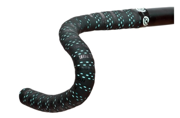 Bike Ribbon Lenkerband Drops schwarz mit minten Tropfen