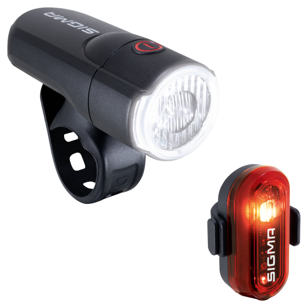 SIGMA SPORT Sigma Lichtset Aura 30 FL & Curve schwarz
