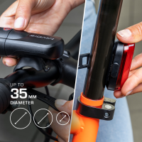 SIGMA SPORT Sigma Lichtset Aura 30 FL & Curve schwarz