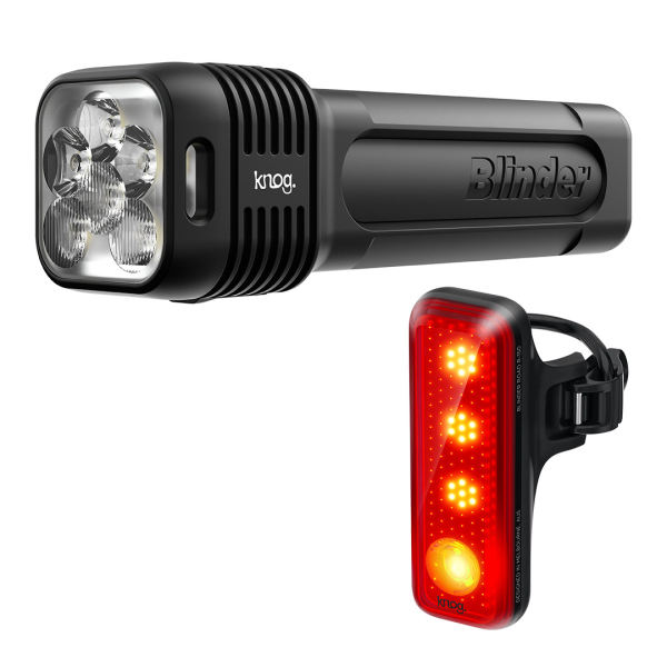 Knog Lichtset Blinder 1300 & Blinder R150 schwarz