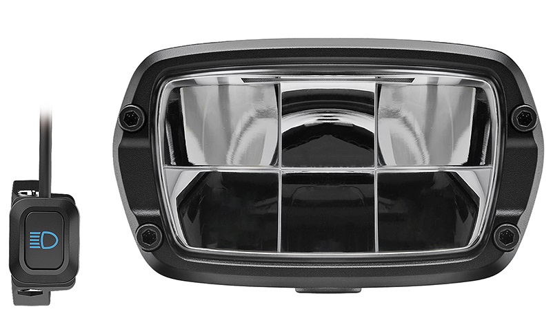 Litemove Scheinwerfer RXW-2900 E25 200/140 Lux Side mit Handlebar mount PHB ohne Reflektor