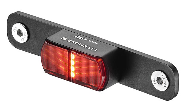 Litemove Rücklicht TS-RK E25 50mm für Gepäckträgermontage