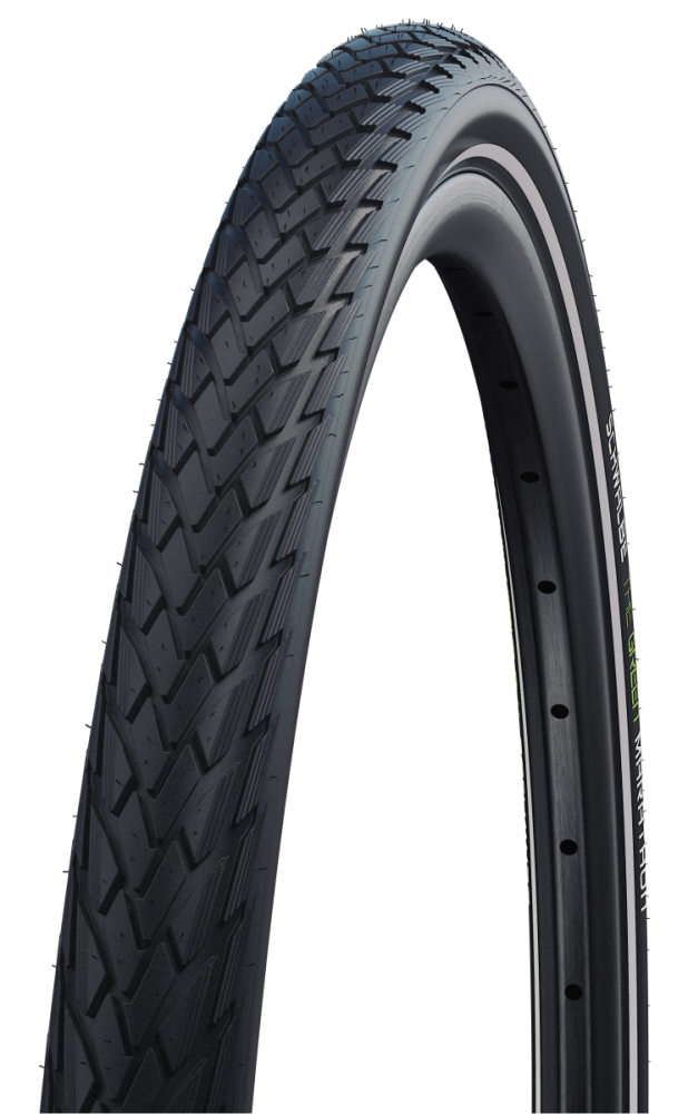 Schwalbe Pneu Green Marathon 16x1.35 GG Starr mit Reflexstreifen black