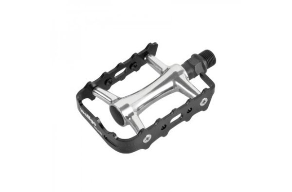 Wellgo Pedale M248DU 9/16" Alu inkl. Pedalriemen und Haken schwarz