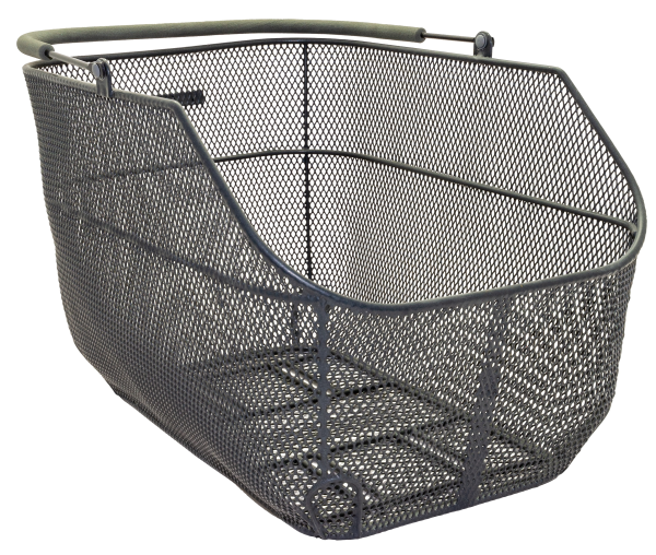 Pletscher Korb Deluxe XXL Gepäckträger fein mit 3-Punkte Adapter schwarz