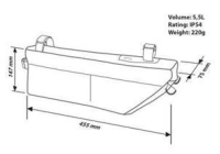 Pro Rahmentasche Gravel 5.5l grau