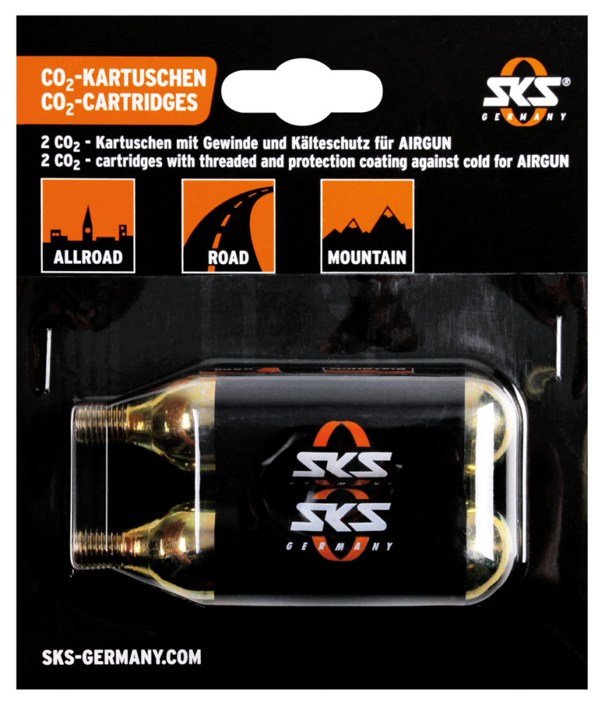 SKS CO2-Patrone 24 g mit Gewinde offen