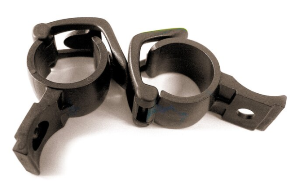 SKS Befestigungsklemme schwarz Q 23-26mm Set à 2 Stk.