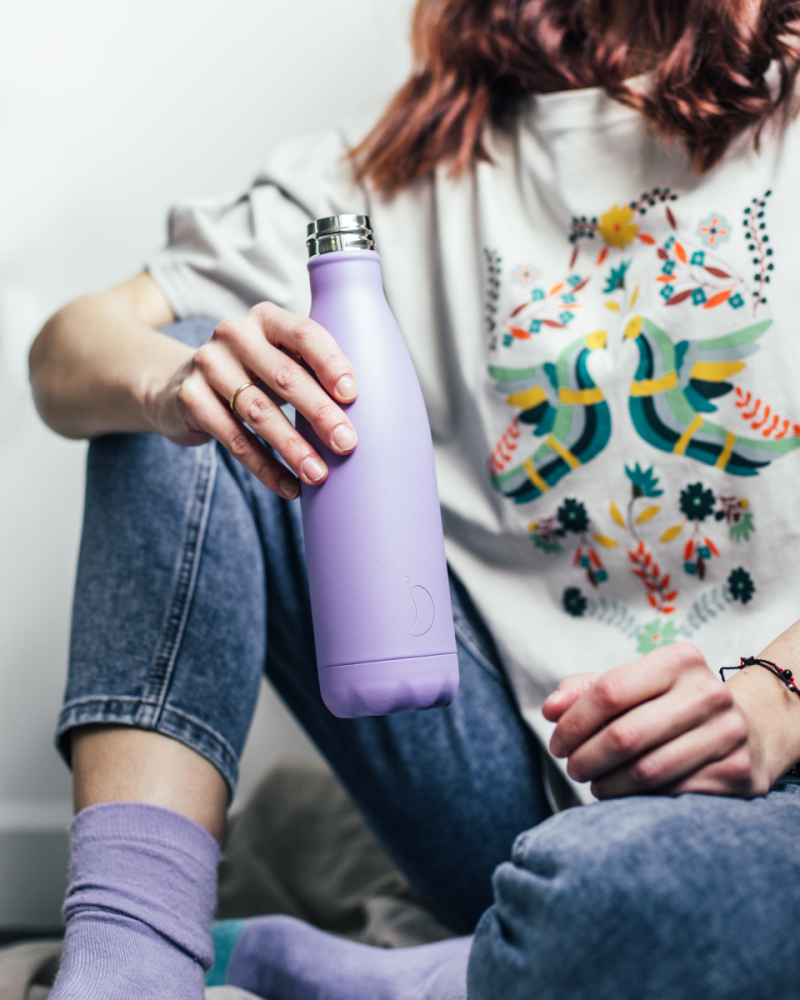 Chilly’s Chilly's Original Bottle 500ml Pastel Purple