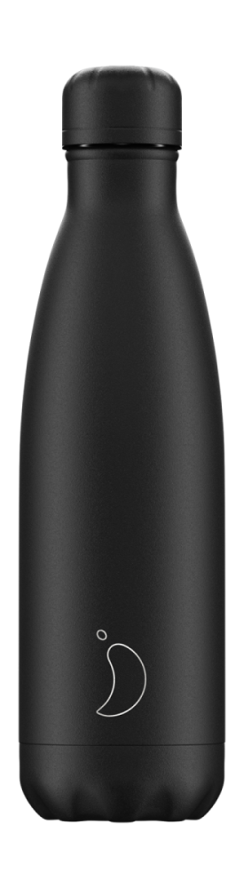 Chilly’s Chilly's Original Bottle 500ml Monochrome All Black