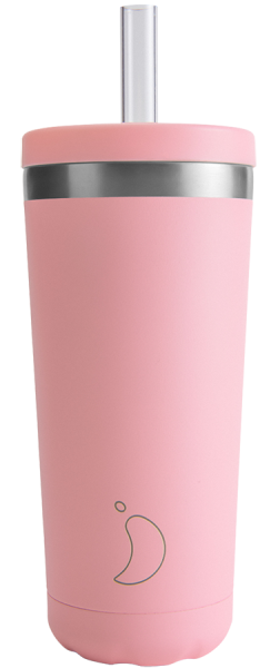 Chilly’s Chilly's Original Straw Coffee Cup 500ml Pastel Pink