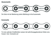Shimano XT Kette CN-HG95 HG-X 10-Gang 138 Glieder Pin