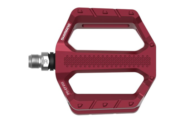 Shimano Flachpedale für e-Bike Urban MTB  PD-EF202 Flat Pedal rot