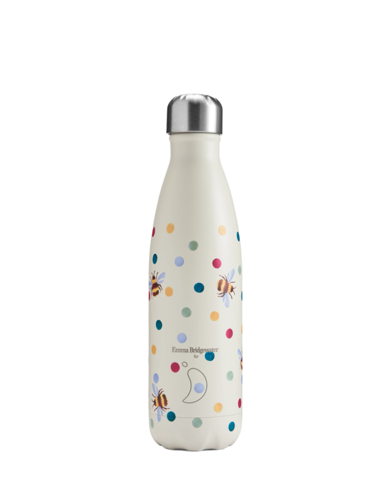 Chilly's Emma Bridgewater 500ml Bottle Polka Bee