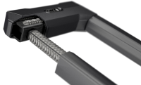 ABUS Bügelschloss Granit Super Extreme 2500 165x230 mit Halter USH2500 schwarz