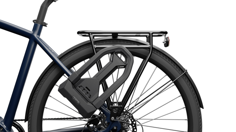 ABUS Bügelschloss Granit Super Extreme 2500 165x230 mit Halter USH2500 schwarz