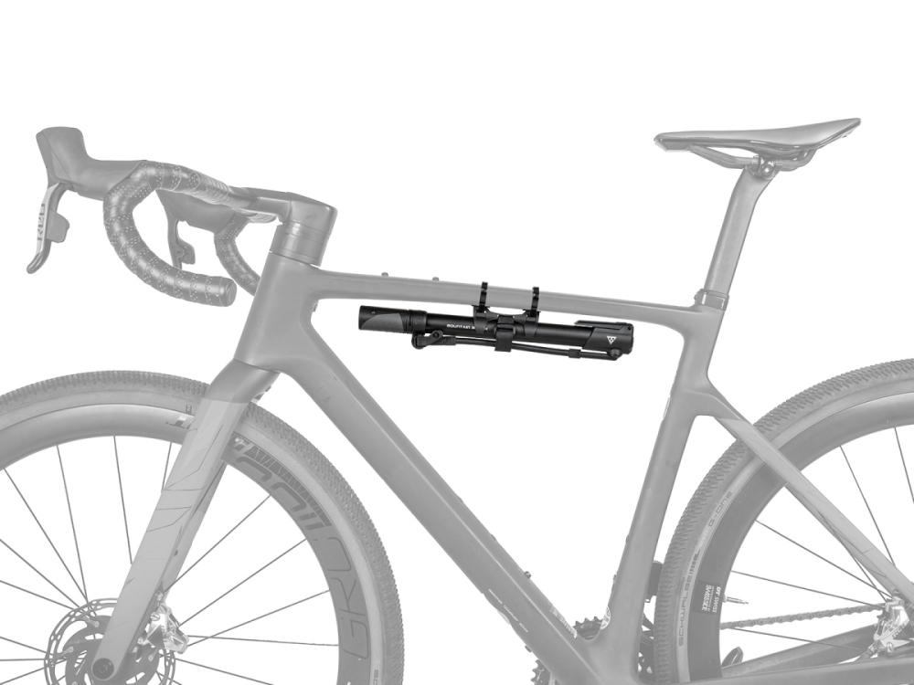 Topeak Mountain Morph - Velopumpe mit T-Griff, 101cc Volumen 160psi / 11bar