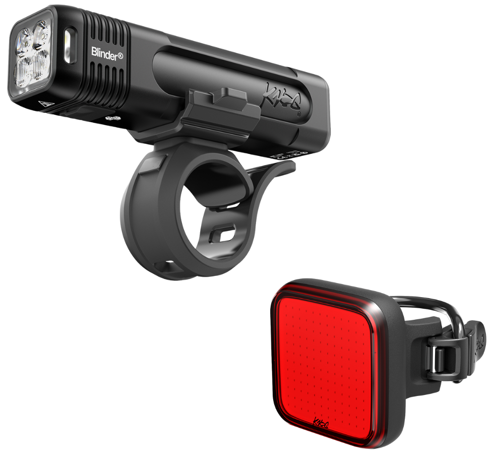 Knog Lichtset Blinder 1000 & Blinder Square schwarz