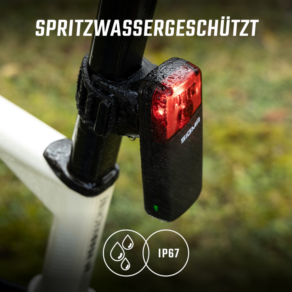 SIGMA SPORT Sigma Rücklicht Reco 81 link Radar schwarz