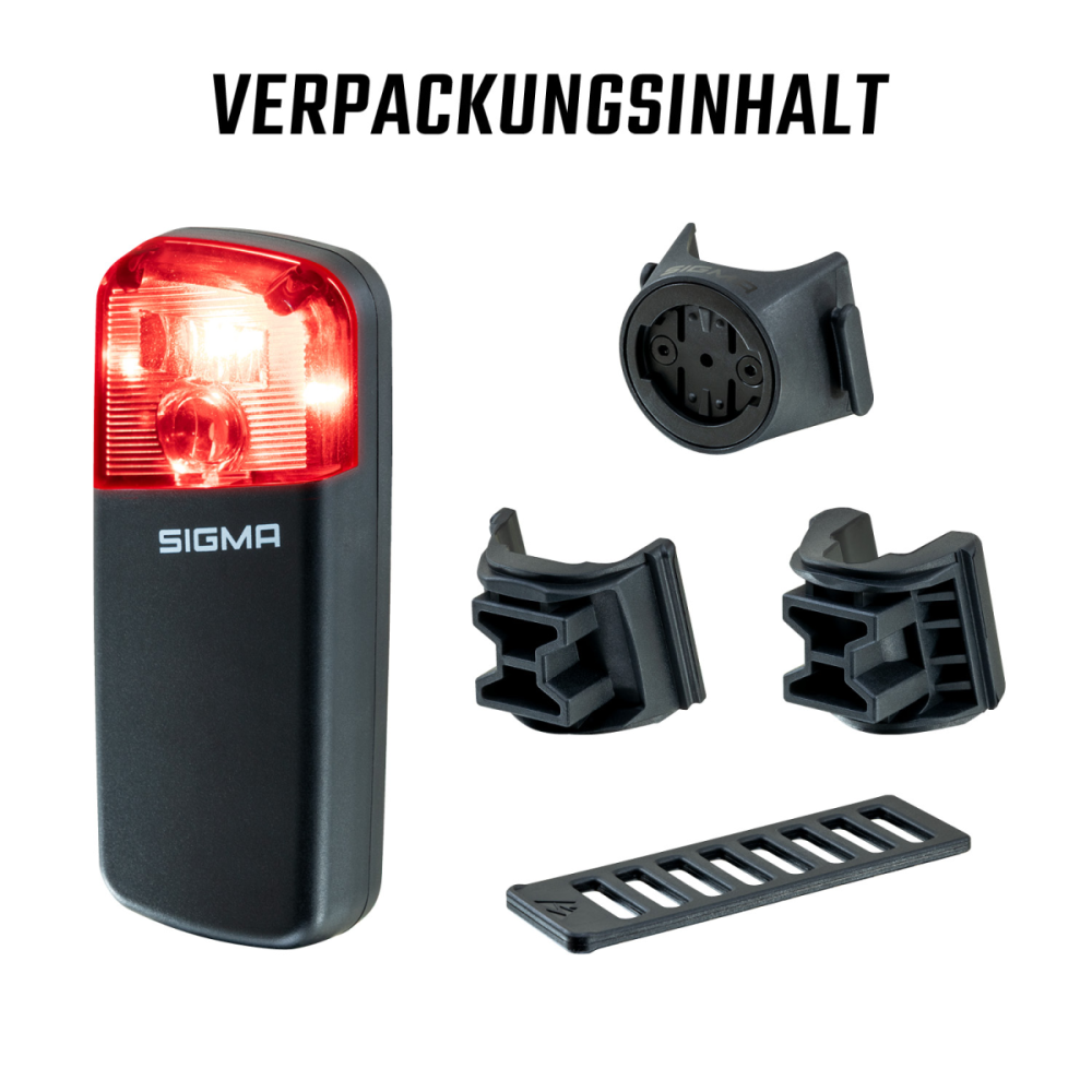 SIGMA SPORT Sigma Rücklicht Reco 81 link Radar schwarz