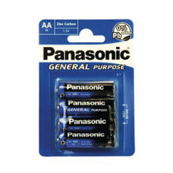 Panasonic Batterie R6 Mignon 1.5V in Bliser à 4 Stkück